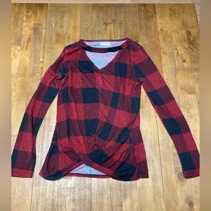 Maurice’s Buffalo plaid long sleeve